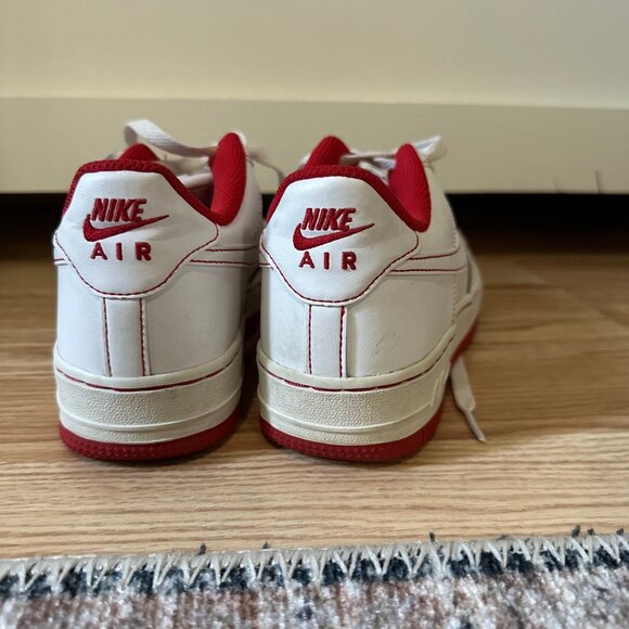 Nike Air Force 1 GS AF1 University Red - Picture 2 of 7